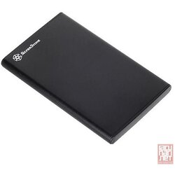 Silverstone Treasure TS10B, External 2.5 enclosure, Supports 7mm 2.5 SATA SSD/HDD, USB 3.0, Aluminium, Black [24] Cene